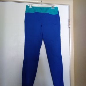 The Limited Blue and Green Trousers